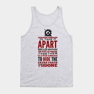 Funny mechanic shirt Tank Top